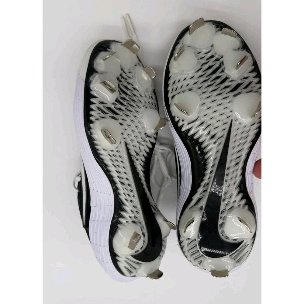 Nike Zoom Hyperdiamond 3 Elite Softball Cleats White/Black AV3043-009 Womens 5.5 - Picture 10 of 10
